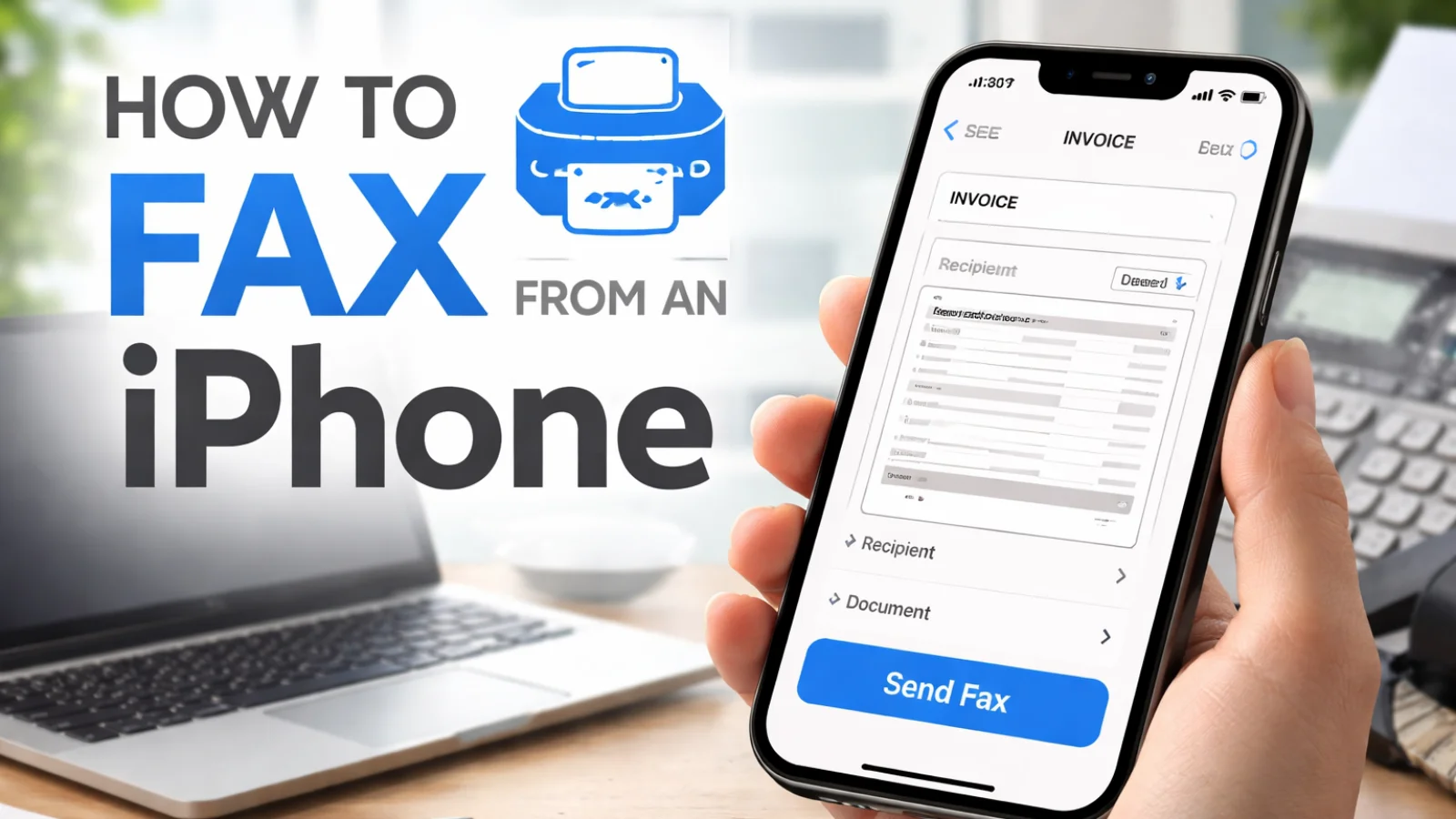 How to Fax from iPhone: 3 Free Methods That Actually Work (2026)